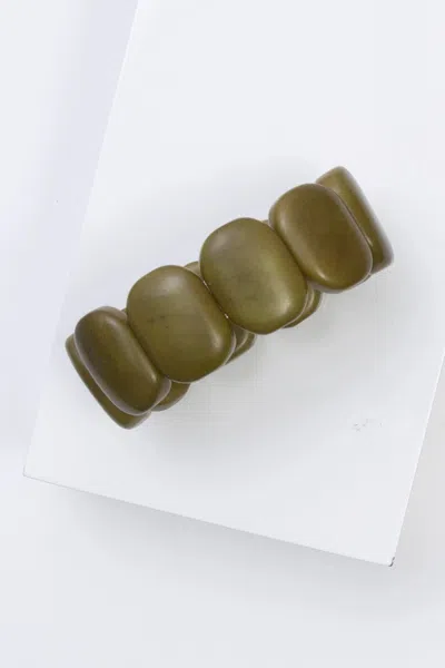 Noonday Olive Tagua Bracelet In Green