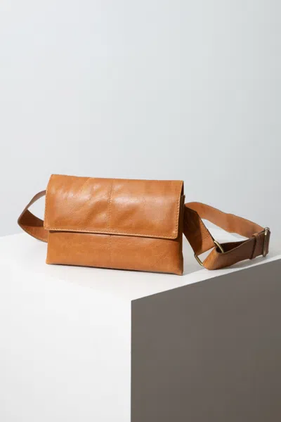Noonday Quilted Leather Crossbody In Animal Print