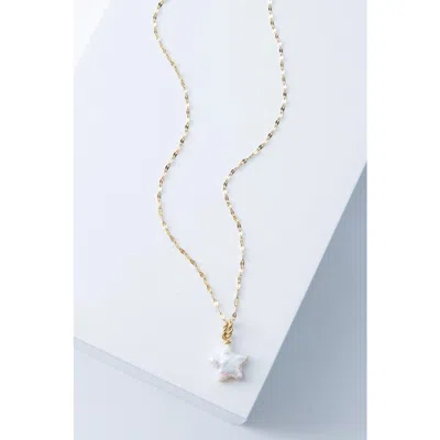 Noonday Shooting Star Necklace In Gold