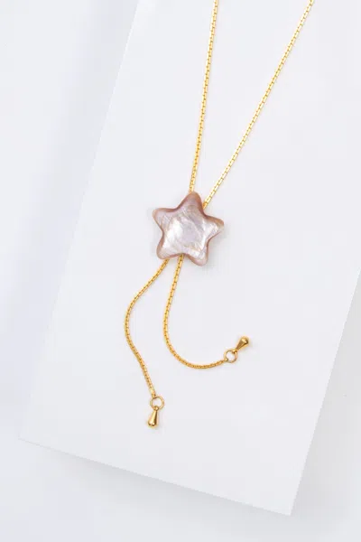 Noonday Stella Pearl Lariat In Gold
