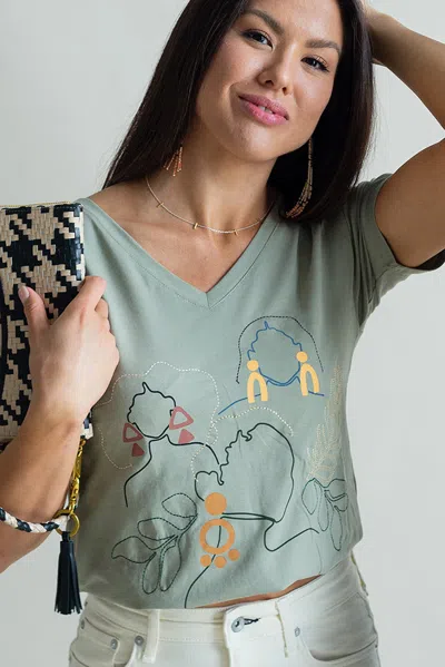 Noonday Vita Tee In Green