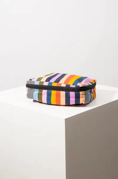 Noonday Woven Stripe Travel Cube In Multi