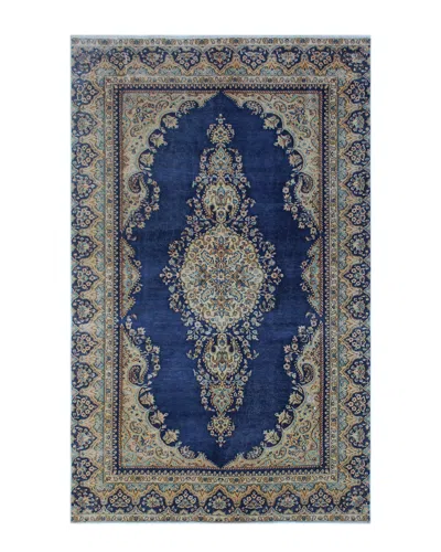 Noori Rug Fine Vintage Hand-knotted Rug In Blue