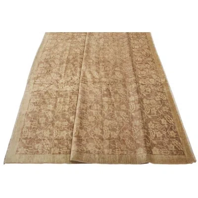 Noori Rug One-of-a-kind Sun-faded Hand-knotted New Age Brown 15'4" X 24'9" Wool Area Rug