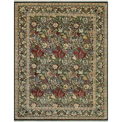 Noori Rug Pak-persian Chauncey Eggplant Rug In Navy;eggplant