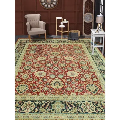 Noori Rug Vegetable-dyed Pak-persian Doina Burgundy Rug In Black;burgundy