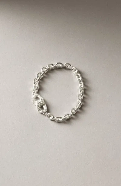 Nootka Dense Bracelet Silver In Metallic