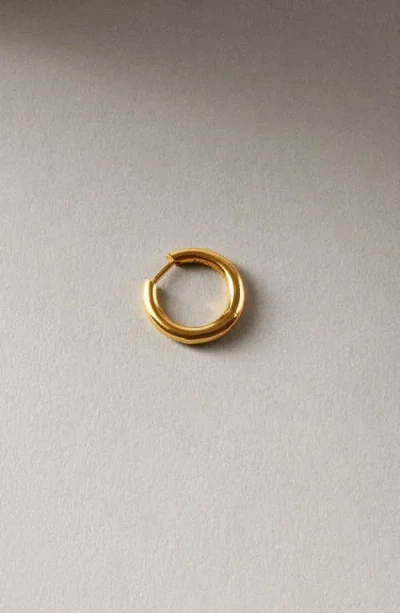 Nootka Polished Mid Hoop Gold