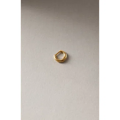 Nootka Polished Mini Hoop Gold