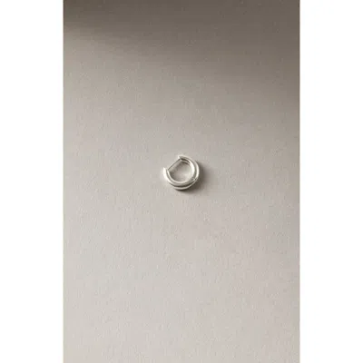 Nootka Polished Mini Hoop Silver