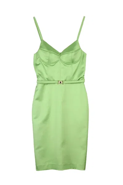 Nora Barth Stretch Sheath Dress - Green In Multi