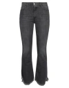 Nora Barth Woman Denim Pants Black Size 26 Cotton In Black