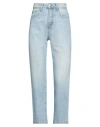 Nora Barth Woman Denim Pants Blue Size 26 Cotton In Blue
