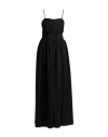 Nora Barth Woman Maxi Dress Black Size 8 Polyester, Viscose, Elastane