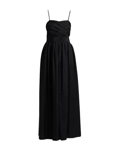 Nora Barth Woman Maxi Dress Black Size 8 Polyester, Viscose, Elastane