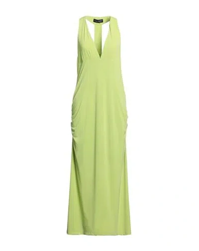 Nora Barth Woman Maxi Dress Lime Green Size 8 Polyamide, Viscose, Elastane