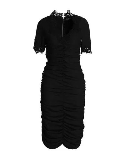 Nora Barth Woman Midi Dress Black Size 4 Polyester, Acetate, Viscose, Elastane