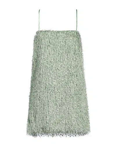 Nora Barth Woman Mini Dress Light Green Size 4 Viscose, Polyamide, Polyurethane, Elastane In Green