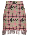 Nora Barth Woman Mini Skirt Light Green Size 8 Polyester, Cotton, Polyamide In Green