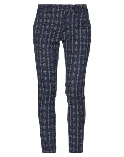 Nora Barth Woman Pants Blue Size 10 Polyester, Cotton, Elastane