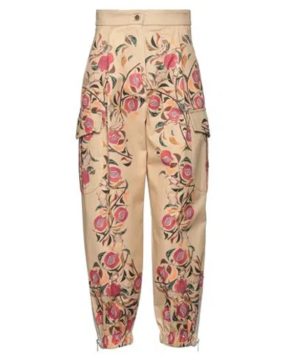 Nora Barth Woman Pants Camel Size 6 Cotton, Elastane In Beige