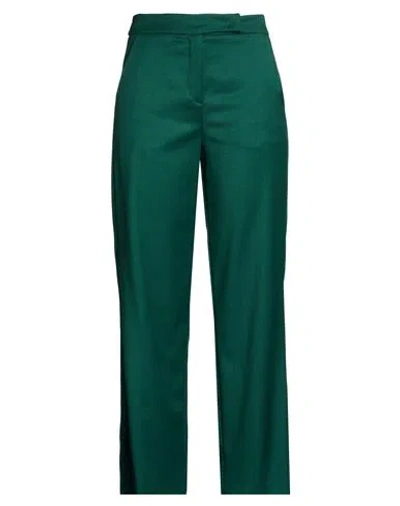 Nora Barth Woman Pants Green Size 4 Polyester, Viscose, Wool, Elastane
