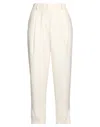 Nora Barth Woman Pants Ivory Size 10 Polyester In White