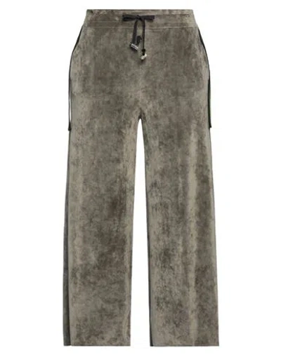 Nora Barth Woman Pants Military Green Size 4 Cotton, Elastane