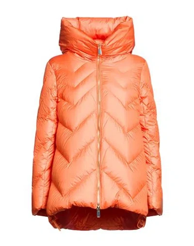 Nora Barth Woman Puffer Orange Size 4 Polyester