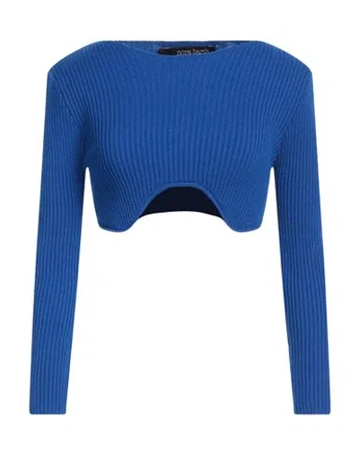 Nora Barth Woman Sweater Blue Size Onesize Polyester, Wool, Viscose, Elastane