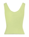 Nora Barth Woman Top Lime Green Size Onesize Viscose, Polyamide