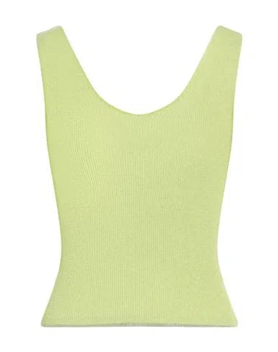 Nora Barth Woman Top Lime Green Size Onesize Viscose, Polyamide