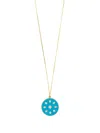 Nora Kogan 14kt Yellow Gold Crete Pendant Diamond Necklace In Gold