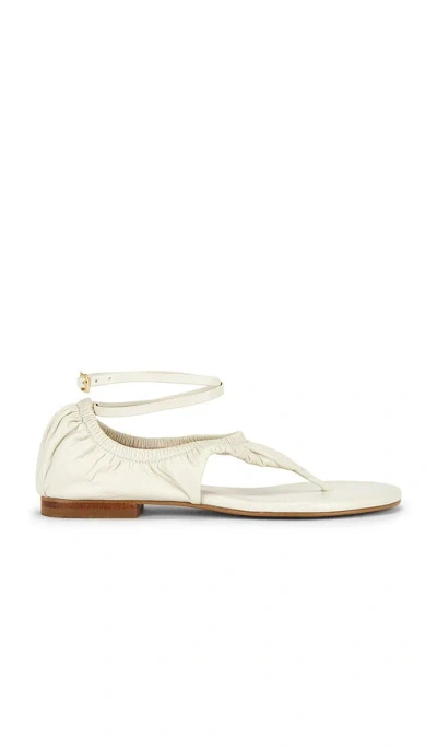 Nora Lozza Flip Not Sandal In White