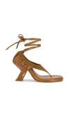 Nora Lozza Flip Ruchi Sandal In Brown