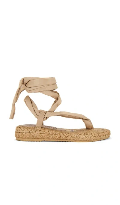 Nora Lozza Summer Espadrille Sandal In Neutral