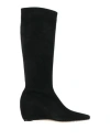 Nora New York Woman Boot Black Size 8 Leather In Black