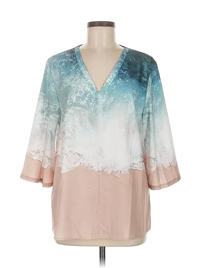 Pre-owned Noracora 3/4 Sleeve Blouse In Brown