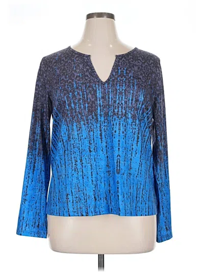 Pre-owned Noracora Long Sleeve Blouse In Blue