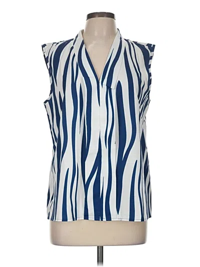 Pre-owned Noracora Sleeveless Blouse In Blue