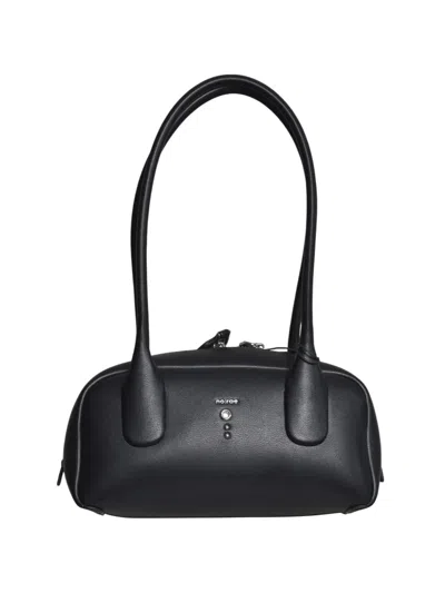 No:rae Small Teti Leather Tote Bag In Black