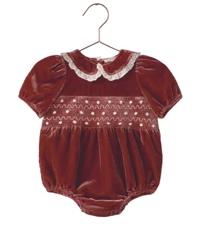 Noralee Kids'  Elizabeth Romper In Pink