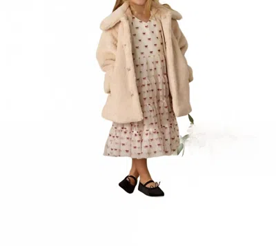Noralee Kids' Eloise Coat In Antique In Neutral