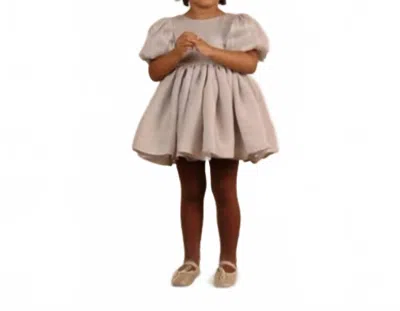 Noralee Kids' Girls Sofia Dress In Frost In Metallic