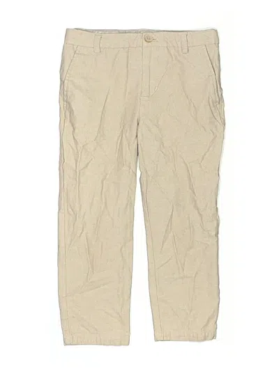 Pre-owned Noralee Kids' Khaki Pant In Tan