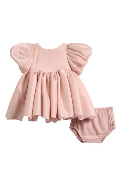 Noralee Babies'  Kids' Sofia Shimmer Dress & Bloomers Set In Pink