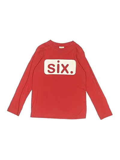 Pre-owned Noralee Kids' Long Sleeve T-shirt In Red