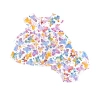 Norani Babies'  Kids Organic Layered Dress With Matching Bloomers In Butterflies
