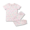 Norani Kids Organic Two-piece Pajama Set In Macarons