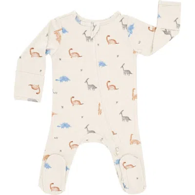 Norani Babies'  Modal Zip Footie In Neutral